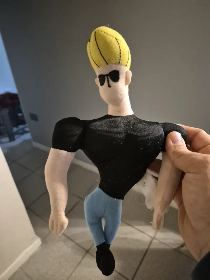 Peluche johnny bravo original 25x15 - 1