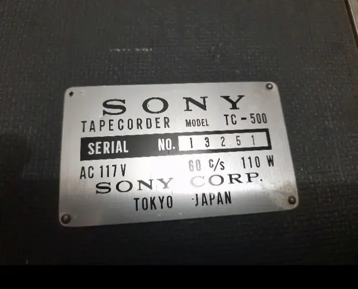 Grabadora de carrete vintage Stereo Sony - 3