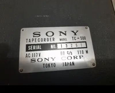 Grabadora de carrete vintage Stereo Sony - miniatura 3