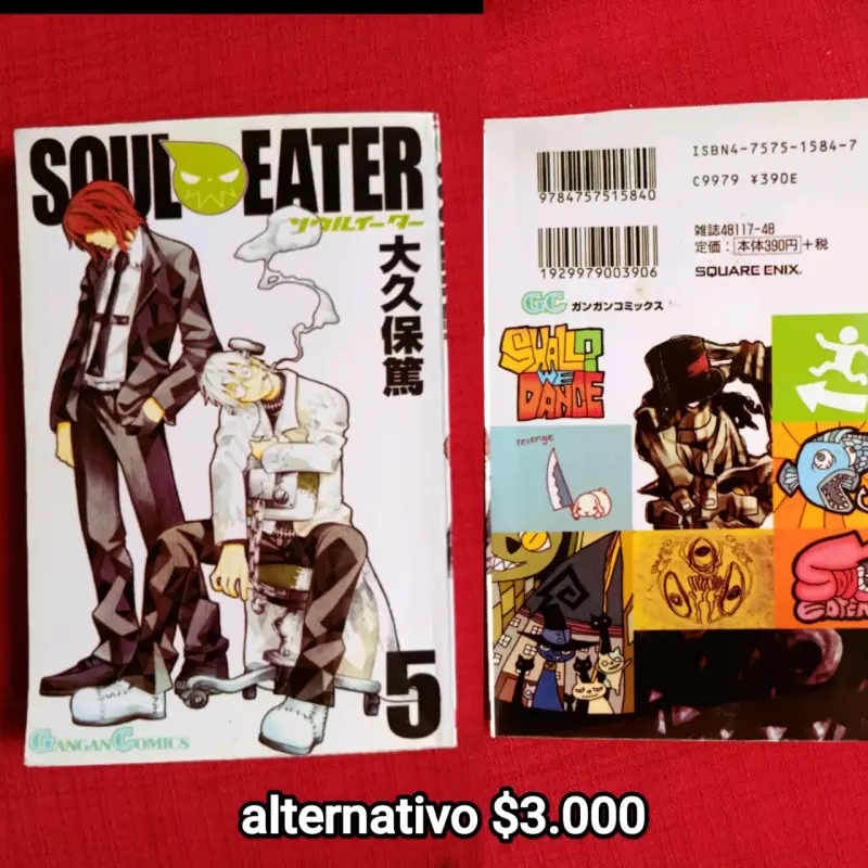 Manga Soul Eater Volumen 5