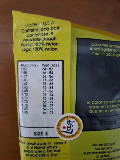 3 Pantys Last talla 3 reforzadas - miniatura 5