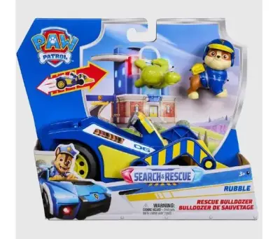 Juguete Bulldozer de Rescate Paw Patrol Rubble - miniatura 1
