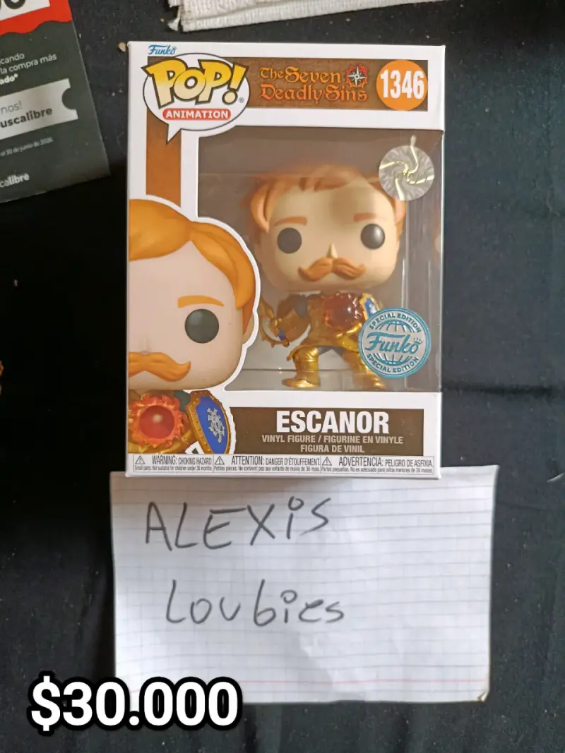 Figura Funko Pop Escanor Edición Especial