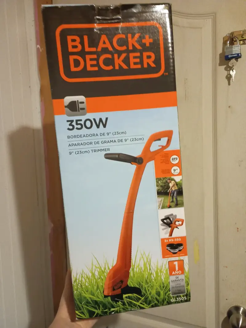Bordeadora Eléctrica Black+Decker 350W Naranja - 1