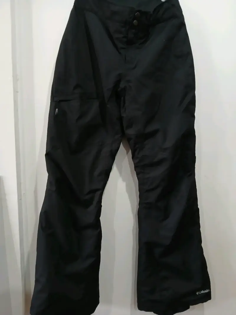 Pantalones de nieve Columbia negros impermeables - 1