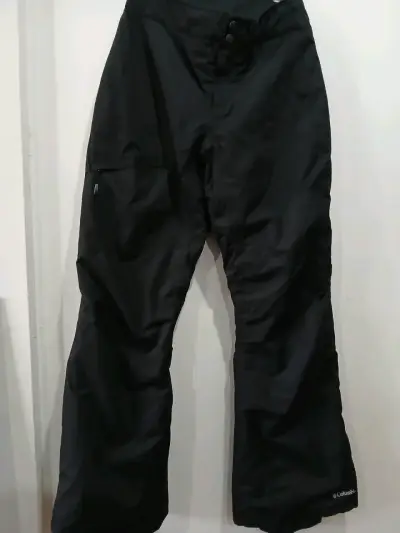 Pantalones de nieve Columbia negros impermeables - miniatura 1