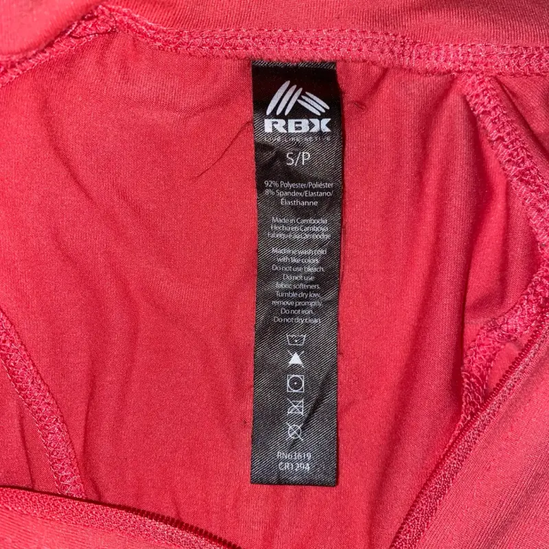 Polera deportiva roja RBX para mujer - 2