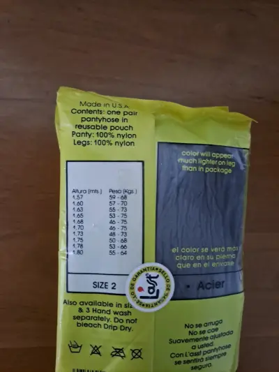 Pantys Last talla 2 punta reforzada. - miniatura 5