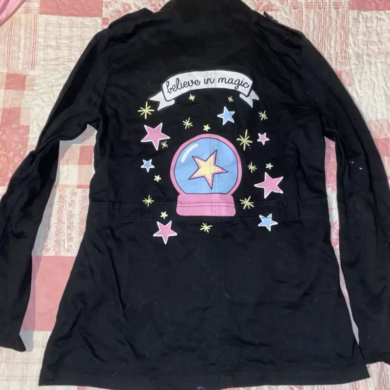 Chaqueta negra Sybilla con diseño mágico - 2