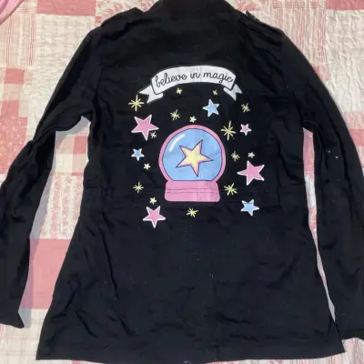 Chaqueta negra Sybilla con diseño mágico - miniatura 2