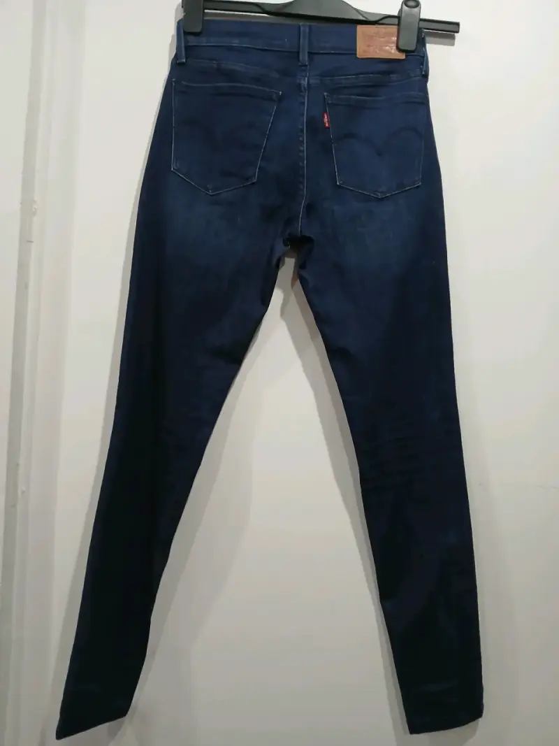 Jeans azul oscuro para mujer - 1