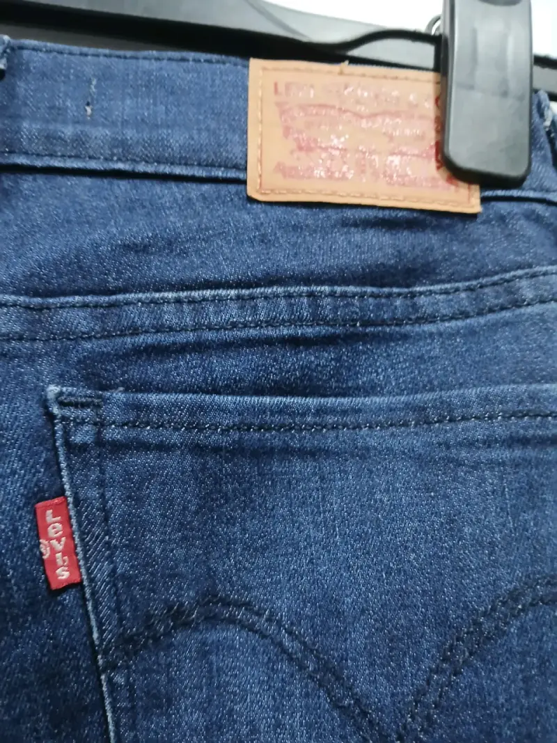 Jeans azul oscuro para mujer - 2
