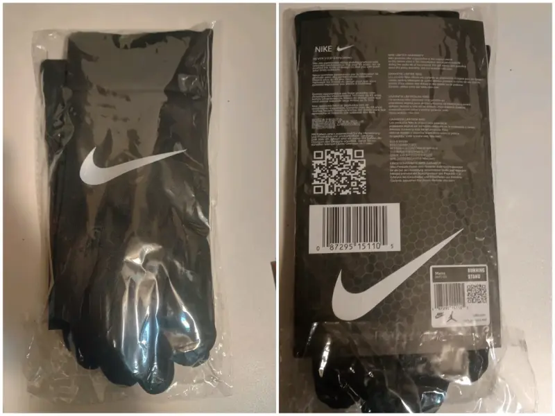 Guantes deportivos negros Nike para invierno - 2