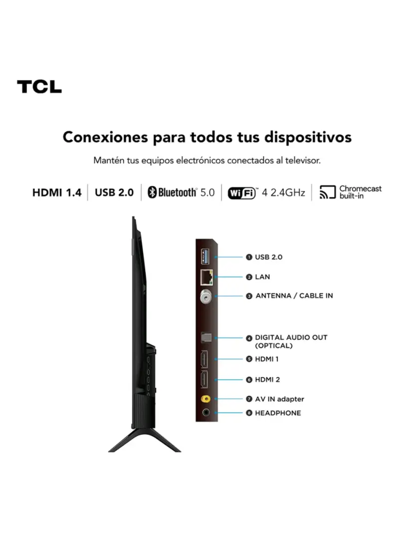 Smart TV TCL 32 pulgadas HD con Android TV - 5