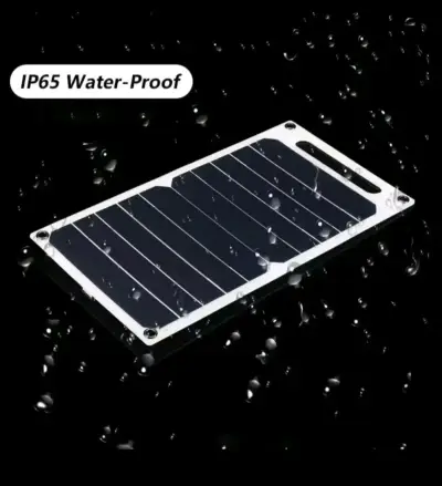 Panel solar portátil con ganchos incluidos - miniatura 4