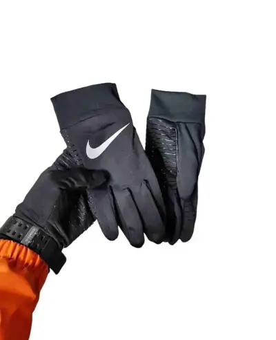 Guantes primera capa Nike negros para invierno - miniatura 1