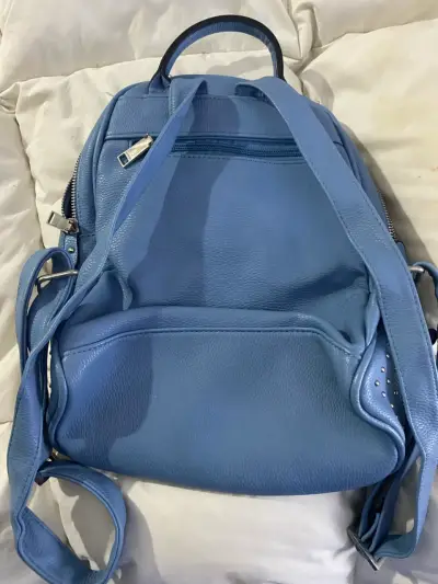Mochila azul con tachas Amphora - miniatura 2