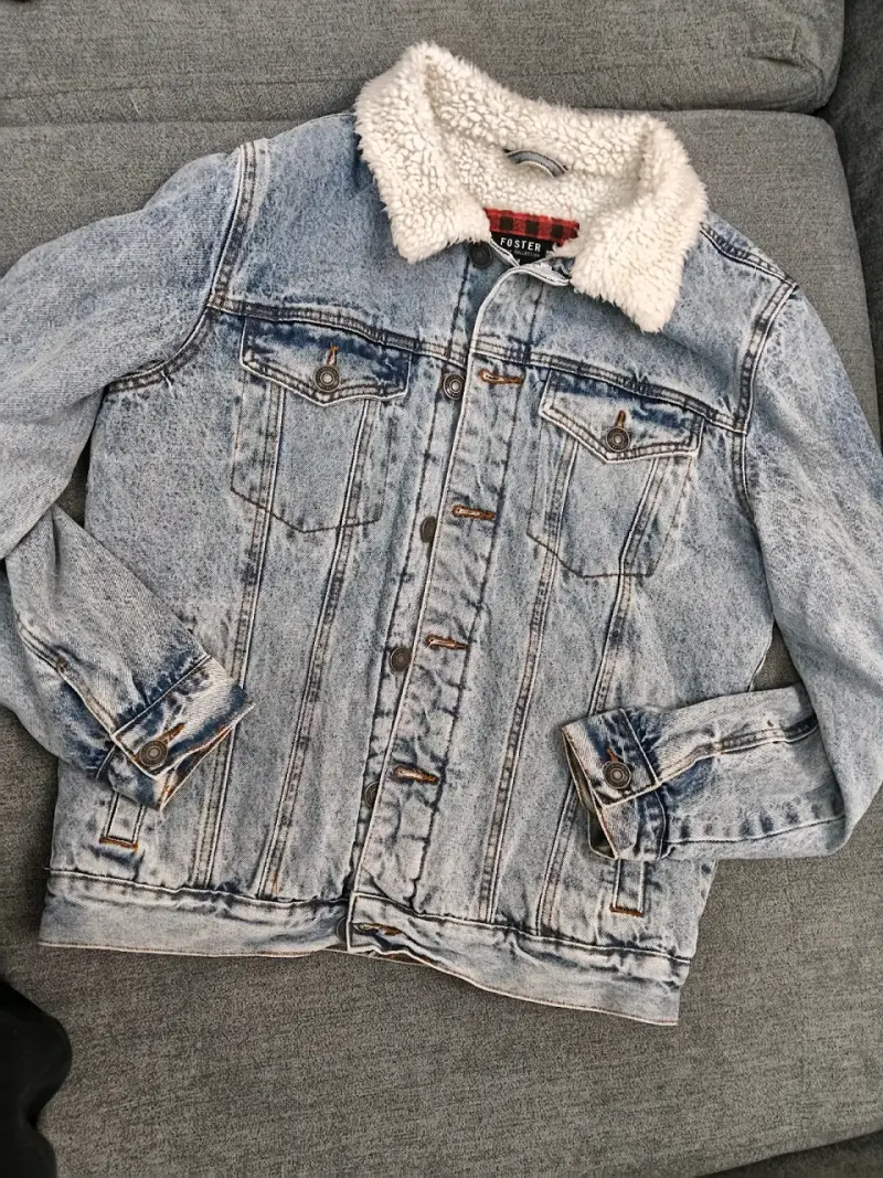 Chaqueta de mezclilla con forro de borrego Foster - 1