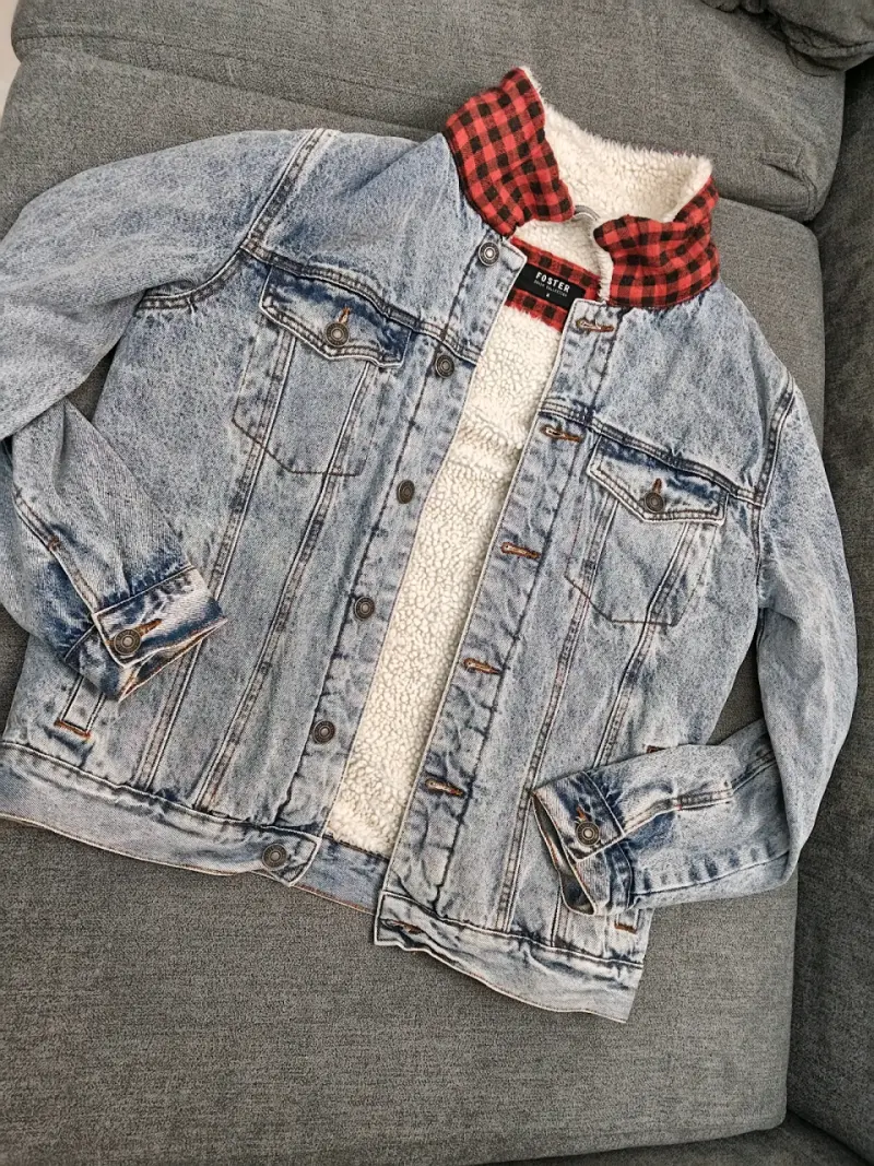 Chaqueta de mezclilla con forro de borrego Foster - 2