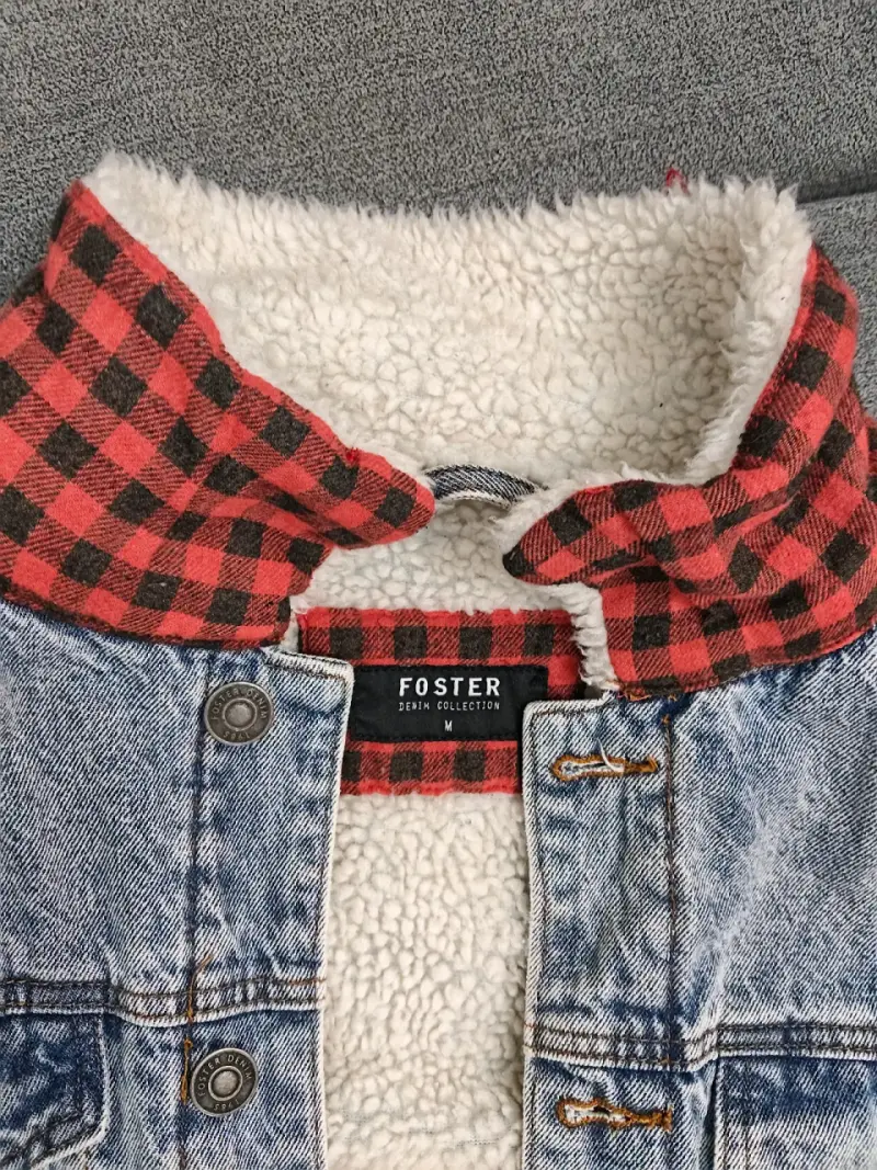 Chaqueta de mezclilla con forro de borrego Foster - 3
