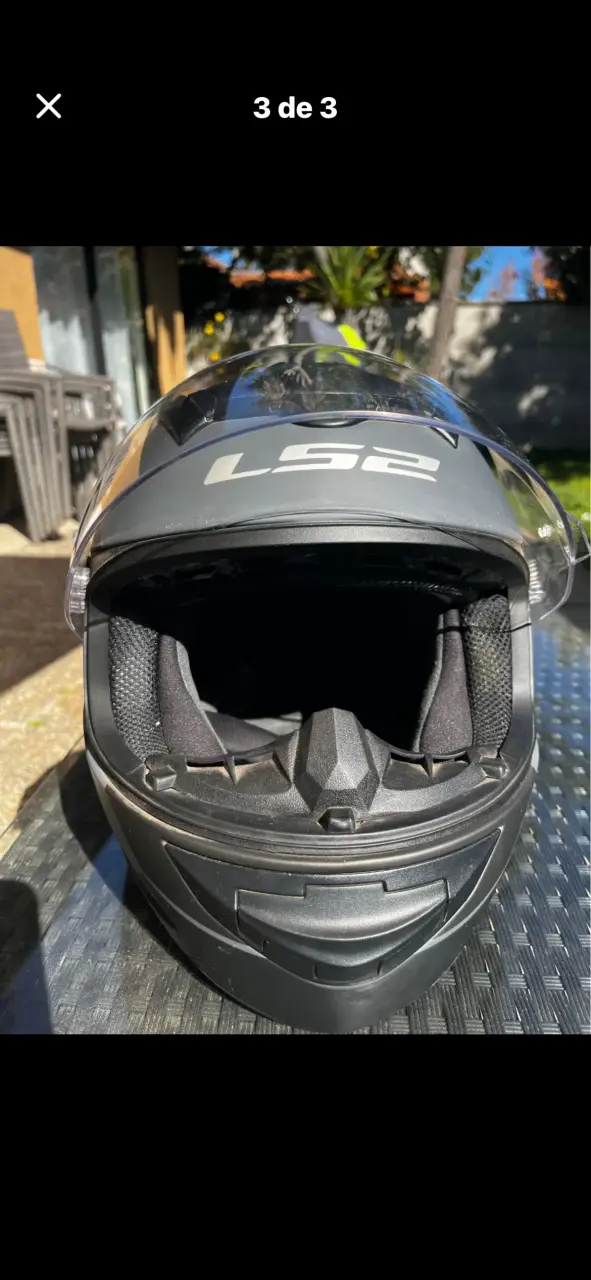 Casco de moto LS2 rookie talla m - 3