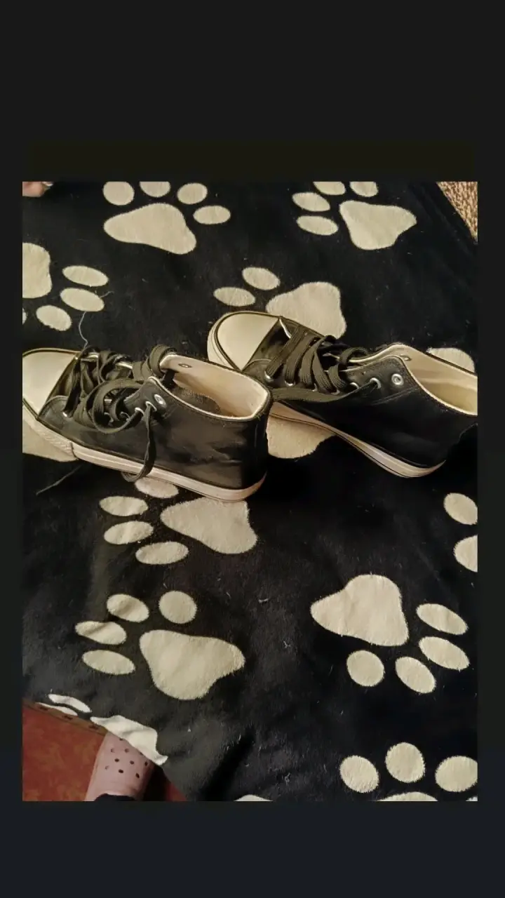 Zapatillas negras de lona estilo urbano