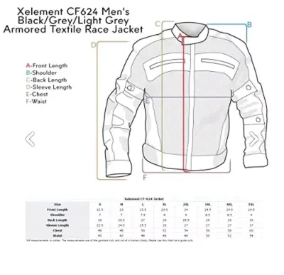 Chaqueta de moto impermeable negra y gris - miniatura 2