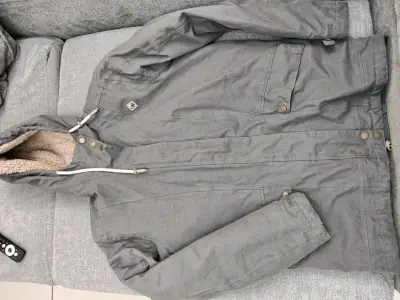 Casaca negra talla M de algodón y poliéster - miniatura 6