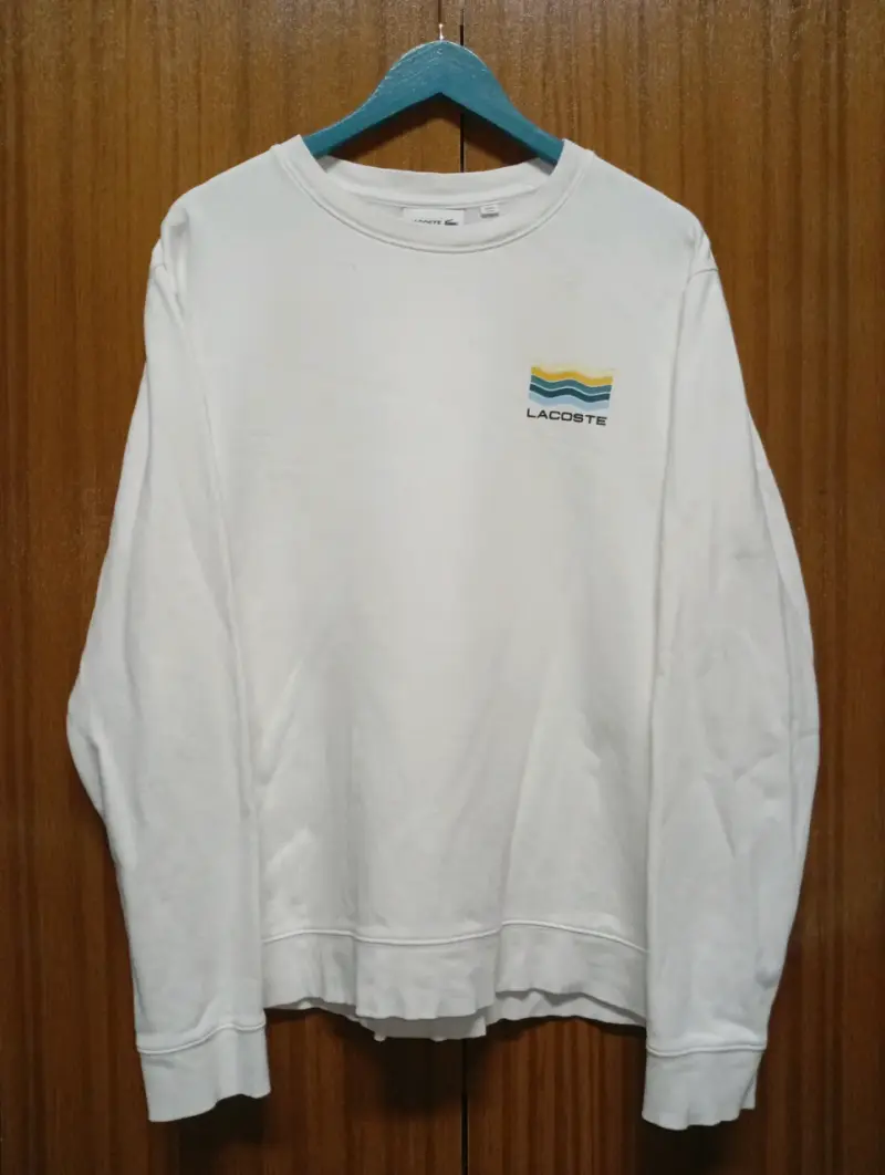 Polerón blanco Lacoste para hombre - 1