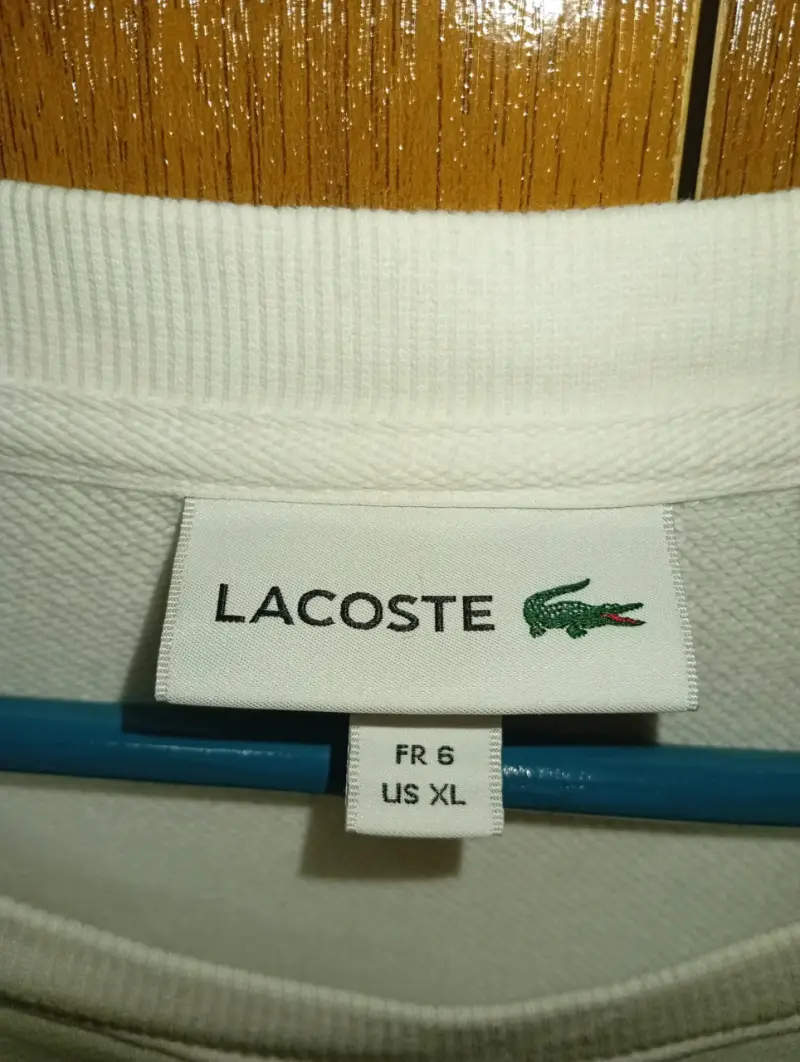 Polerón blanco Lacoste para hombre - 3