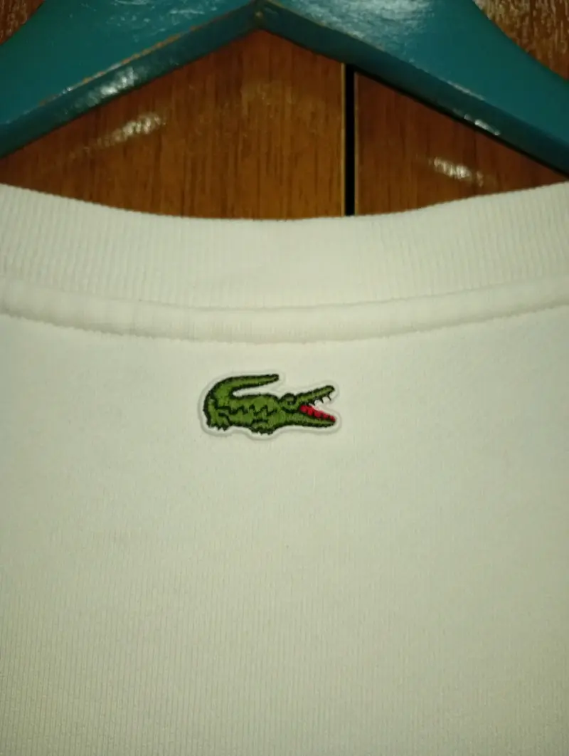 Polerón blanco Lacoste para hombre - 5