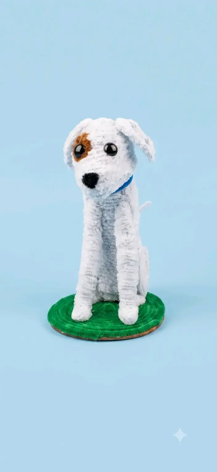 Figuras de animales hechas a mano en limpiapipas - 3