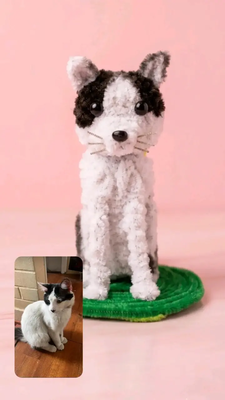 Figuras de animales hechas a mano en limpiapipas - 4