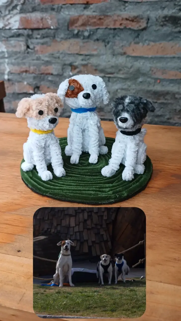 Figuras de animales hechas a mano en limpiapipas - 5