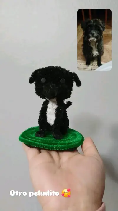 Figuras de animales hechas a mano en limpiapipas - miniatura 6