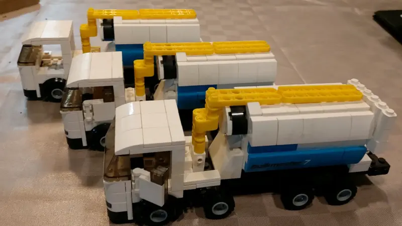 Camiones de juguete tipo LEGO Bulkmaster 7