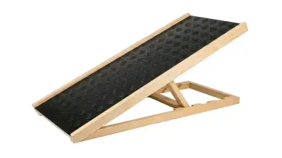 Rampa para perros plegable de madera y goma - miniatura 1