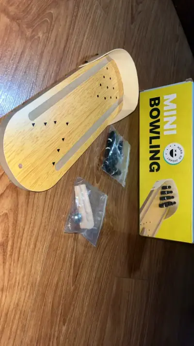 Juego de Mini Bowling de Madera - miniatura 4