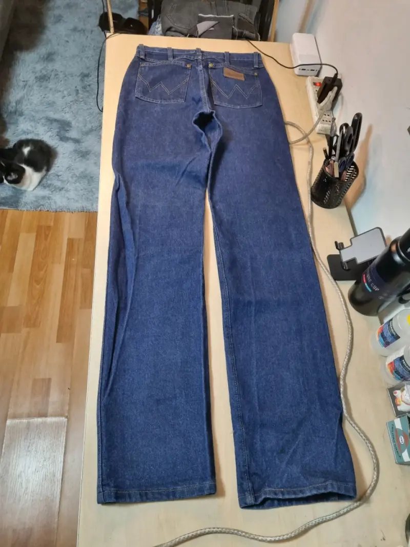 Jeans Wrangler clásicos azul oscuro W29 L36 - 3