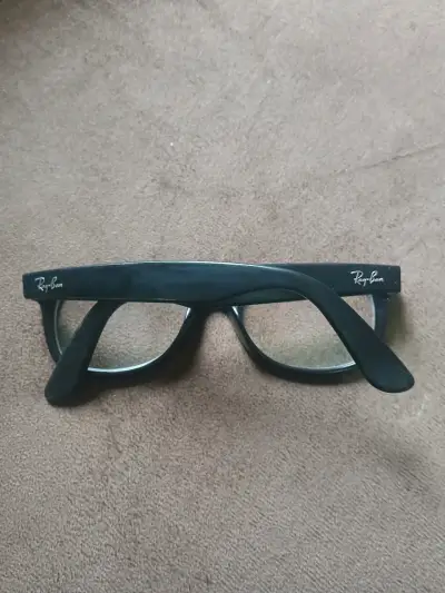 Lentes de lectura Ray-Ban negros unisex - miniatura 2