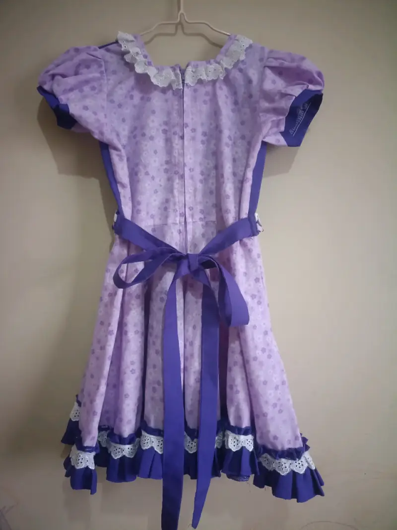 Vestido huasita talla 4/6 - 2