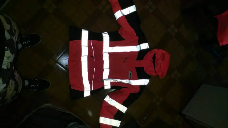Chaqueta de seguridad reflectante naranja - 2