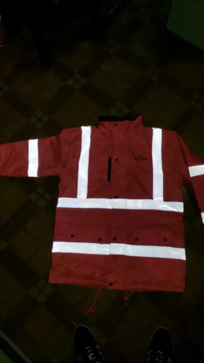 Chaqueta de seguridad reflectante naranja - miniatura 3