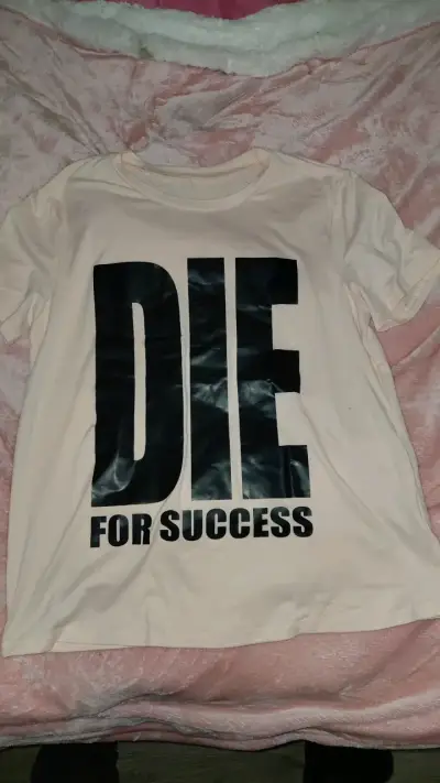 "Die for Success" polera rosa - miniatura 1