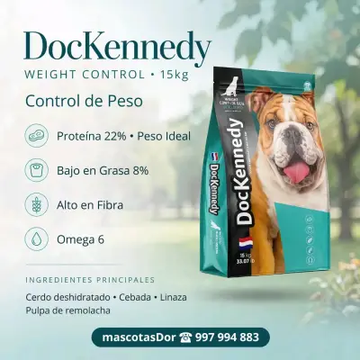 Alimento para perro adulto Doc Kennedy Weight Control 15 kg - miniatura 1