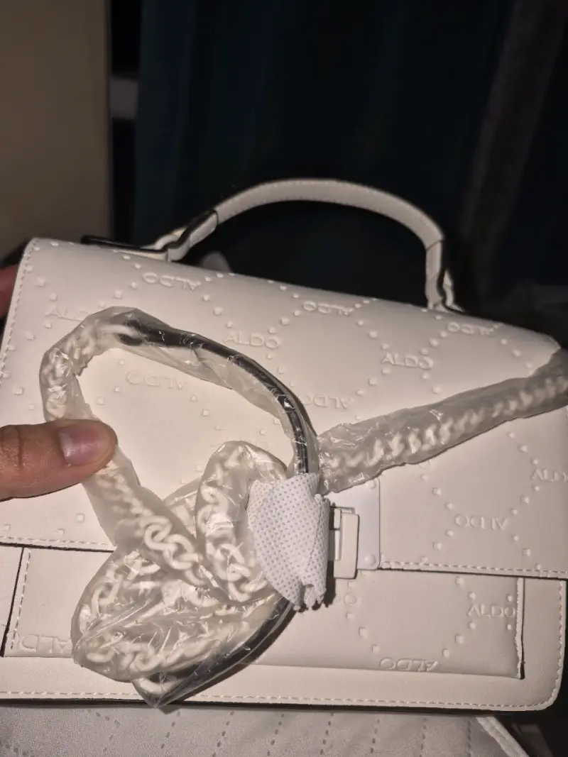 Cartera blanca de mano Aldo - 2