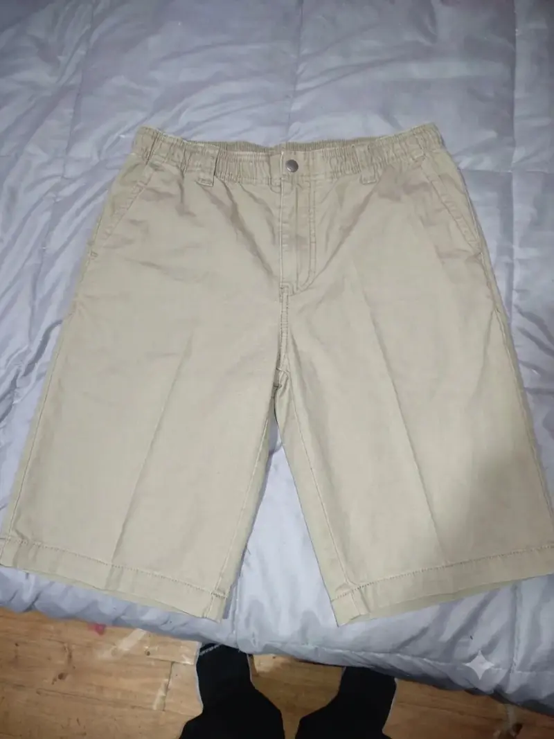 Bermudas beige para hombre en buen estado L (48)