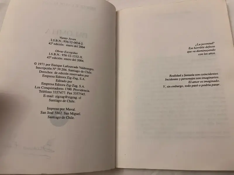 Libro 'Palomita Blanca' de Enrique Lafourcade - 2