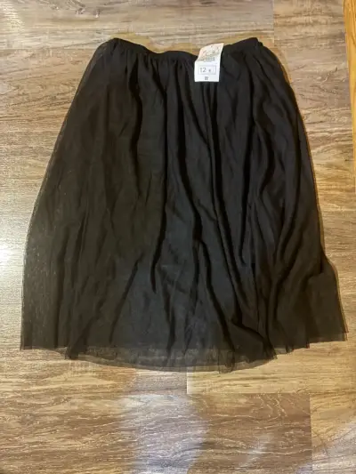 Falda negra de tul elegante talla L - miniatura 1