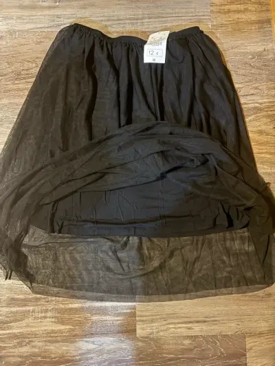 Falda negra de tul elegante talla L - miniatura 2